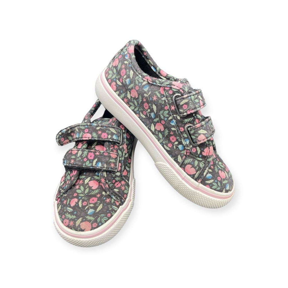 Wonder Nation Toddler Girl Canvas Skate Sneakers, Sizes 9